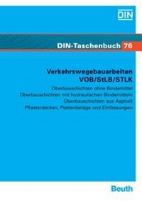 Abbildung von: Verkehrswegebauarbeiten. VOB/StLB/STLK - DIN Media