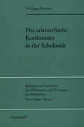 Cover: Das aristotelische Kontinuum in der Scholastik - Aschendorff
