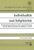 Cover: Individualit&auml;t und Subjektivit&auml;t - Aschendorff