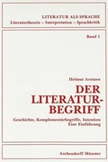 Cover: Der Literaturbegriff - Aschendorff