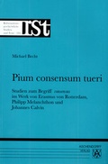 Cover: Pium consensum tueri - Aschendorff
