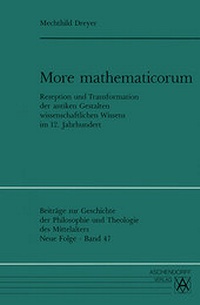 Abbildung von: More mathematicorum - Aschendorff