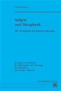 Cover: Die Metaphysik des Johannes Buridan - Aschendorff