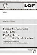 Cover: Missale Monasteriense 1300-1900 - Aschendorff