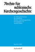 Cover: Archiv f&uuml;r Schlesische Kirchengeschichte - Aschendorff