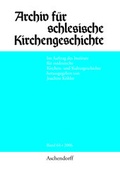 Cover: Archiv f&uuml;r Schlesische Kirchengeschichte - Aschendorff
