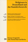 Cover: Essener Gespr&auml;che zum Thema Staat und Kirche / Religionen in Deutschland und das Staatskirchenrecht - Aschendorff