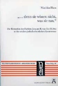 Cover: "... denn sie wissen nicht, was sie tun." - Aschendorff