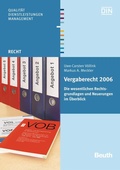 Cover: Vergaberecht 2006 - DIN Media