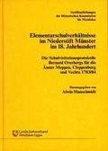 Cover: Elementarschulverh&auml;ltnisse im Niederstift M&uuml;nster im 18. Jahrhundert - Aschendorff