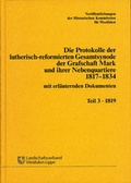 Cover: Die Protokolle der lutherisch-reformierten Gesamtsynode der Grafschaft... - Aschendorff