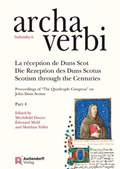 Cover: La r&eacute;ception de Duns Scot / Die Rezeption des Duns Scotus / Scotism through the Centuries - Aschendorff