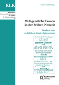 Cover: Welt-geistliche Frauen in der Fr&uuml;hen Neuzeit - Aschendorff