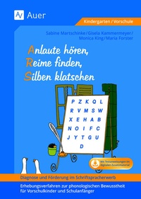 Abbildung von: Diagnose und Förderung im Schriftspracherwerb, Anlaute hören, Reime finden, Silben klatschen - Auer Verlag in der AAP Lehrerwelt GmbH