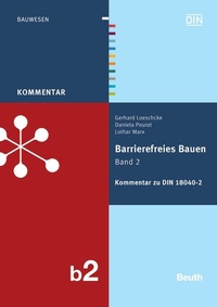 Abbildung von: Barrierefreies Bauen Band 2 - DIN Media