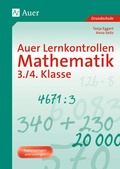 Cover: Auer Lernkontrollen Mathematik, Klasse 3/4 - Auer Verlag in der AAP Lehrerwelt GmbH