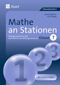 Enlarge image Cover: Mathe an Stationen 7 - Auer Verlag in der AAP Lehrerwelt GmbH