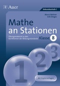 Cover: Mathe an Stationen 8 - Auer Verlag in der AAP Lehrerwelt GmbH