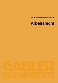 Abbildung von: Arbeitsrecht - Springer Gabler