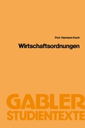 Cover: Wirtschaftsordnungen - Springer Gabler