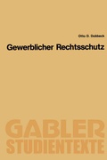 Cover: Gewerblicher Rechtsschutz - Springer Gabler