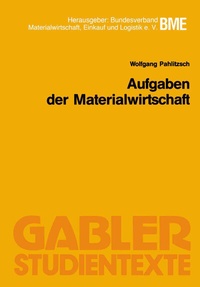 Abbildung von: Aufgaben der Materialwirtschaft - Springer Gabler