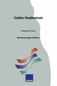 Abbildung von: Rentenantragsverfahren - Springer Gabler