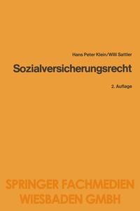 Abbildung von: Sozialversicherungsrecht - Springer Gabler