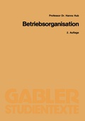 Cover: Betriebsorganisation - Springer Gabler