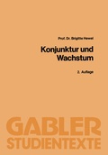 Cover: Konjunktur und Wachstum - Springer Gabler