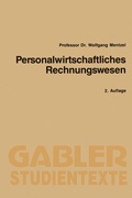 Cover: Personalwirtschaftliches Rechnungswesen - Springer Gabler