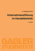 Cover: Unternehmensf&uuml;hrung im Handelsbetrieb - Springer Gabler