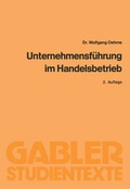 Cover: Unternehmensf&uuml;hrung im Handelsbetrieb - Springer Gabler
