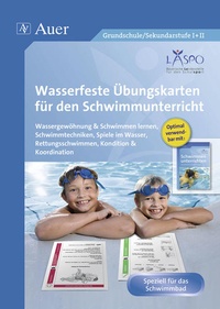 Abbildung von: Wasserfeste Übungskarten für den Schwimmunterricht - Auer Verlag in der AAP Lehrerwelt GmbH