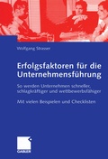 Cover: Erfolgsfaktoren f&uuml;r die Unternehmensf&uuml;hrung - Springer Gabler