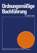 Cover: Ordnungsm&auml;&szlig;ige Buchf&uuml;hrung - Springer Gabler