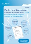 Cover: Zahlen und Operationen kompetenzorientiert 3+4 - Auer Verlag in der AAP Lehrerwelt GmbH