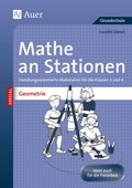 Cover: Mathe an Stationen Spezial: Geometrie 3/4 - Auer Verlag in der AAP Lehrerwelt GmbH
