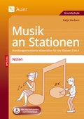 Cover: Musik an Stationen Spezial: Noten - Auer Verlag in der AAP Lehrerwelt GmbH