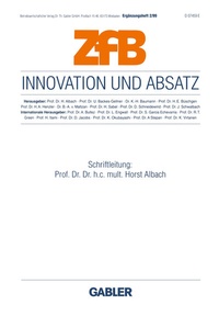 Enlarge image Cover: Innovation und Absatz - Springer Gabler