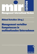 Cover: Management verteilter Kompetenzen in multinationalen Unternehmen - Springer Gabler
