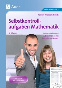 Abbildung von: Selbstkontrollaufgaben Mathematik Klasse 5 - Auer Verlag in der AAP Lehrerwelt GmbH
