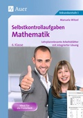 Cover: Selbstkontrollaufgaben Mathematik Klasse 6 - Auer Verlag in der AAP Lehrerwelt GmbH