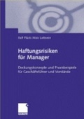 Cover: Haftungsrisiken f&uuml;r Manager - Springer Gabler
