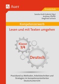 Cover: Kompetenzerwerb Lesen und mit Texten umgehen 3/4 - Auer Verlag in der AAP Lehrerwelt GmbH