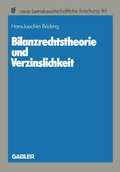 Cover: Bilanzrechtstheorie und Verzinslichkeit - Springer Gabler