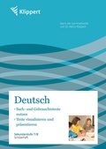 Cover: Sach-, Gebrauchstexte | Texte visualisieren, ... - Klippert Verlag in der AAP Lehrerwelt GmbH