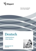 Cover: Argumentieren | Neue Medien - Klippert Verlag in der AAP Lehrerwelt GmbH