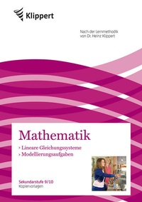 Enlarge image Cover: Lineare Gleichungssysteme | Modellierungsaufgaben - Klippert Verlag in der AAP Lehrerwelt GmbH