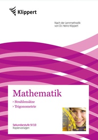 Enlarge image Cover: Strahlensätze | Trigonometrie - Klippert Verlag in der AAP Lehrerwelt GmbH